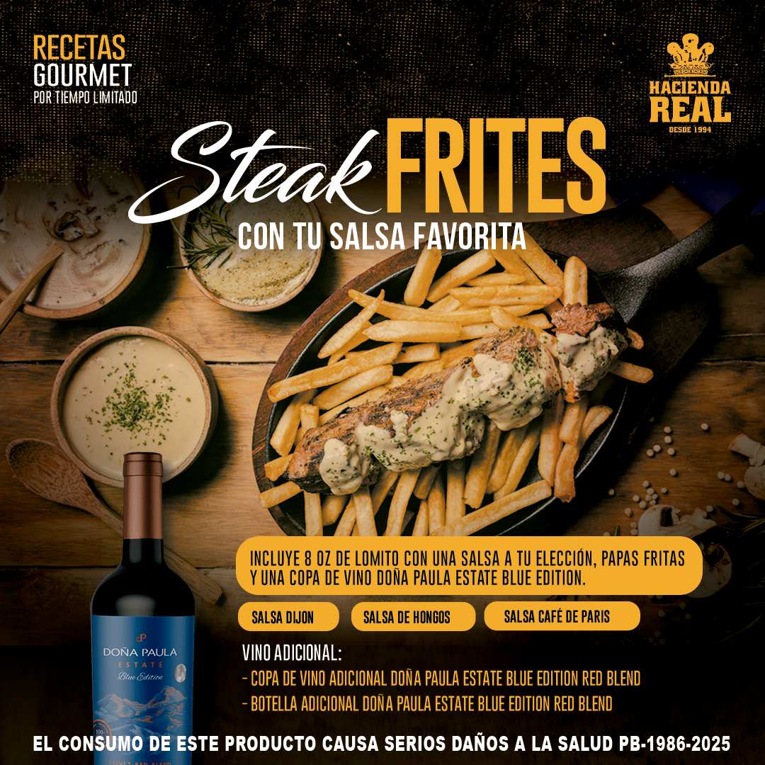 Hacienda Real Post-1080x1080-1 Steak Frites: el clásico francés con el sello Hacienda Real  
